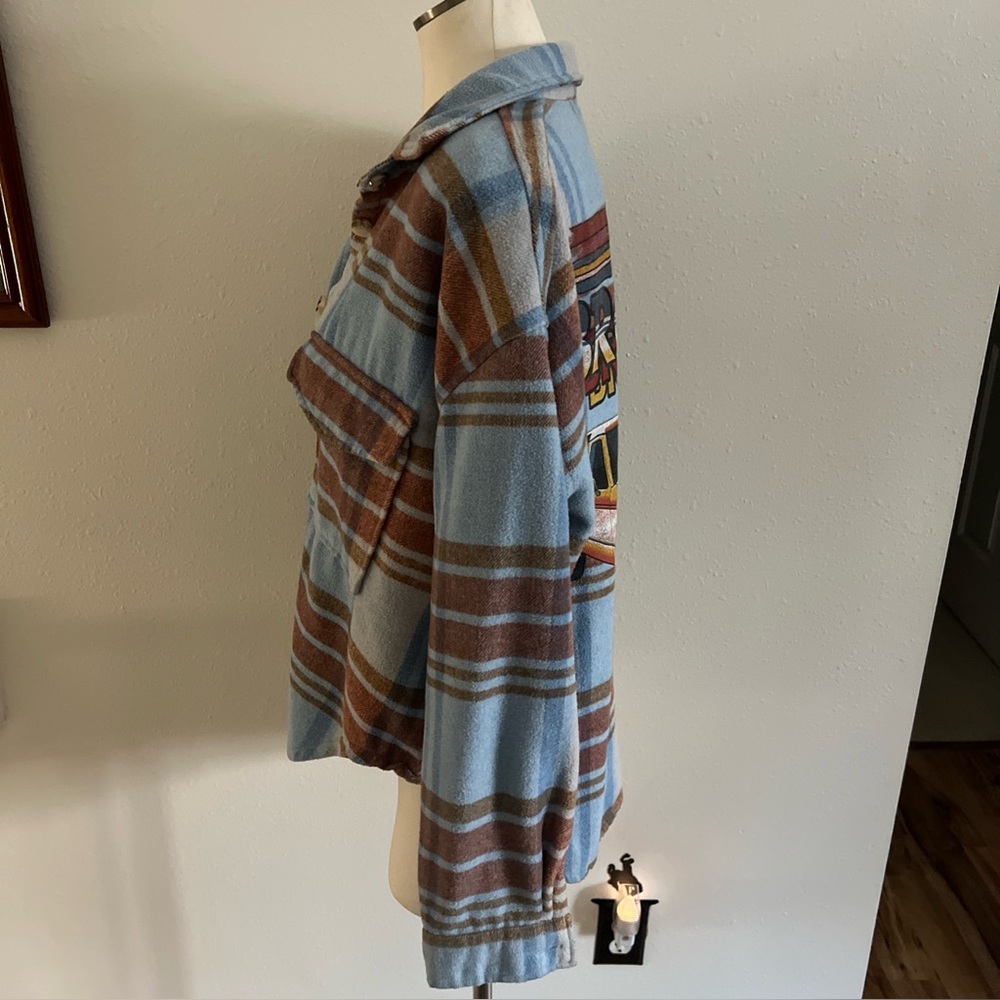 M - FORD - Plaid Shirt/Jacket with Bronco Graphic - Picture 5 of 12